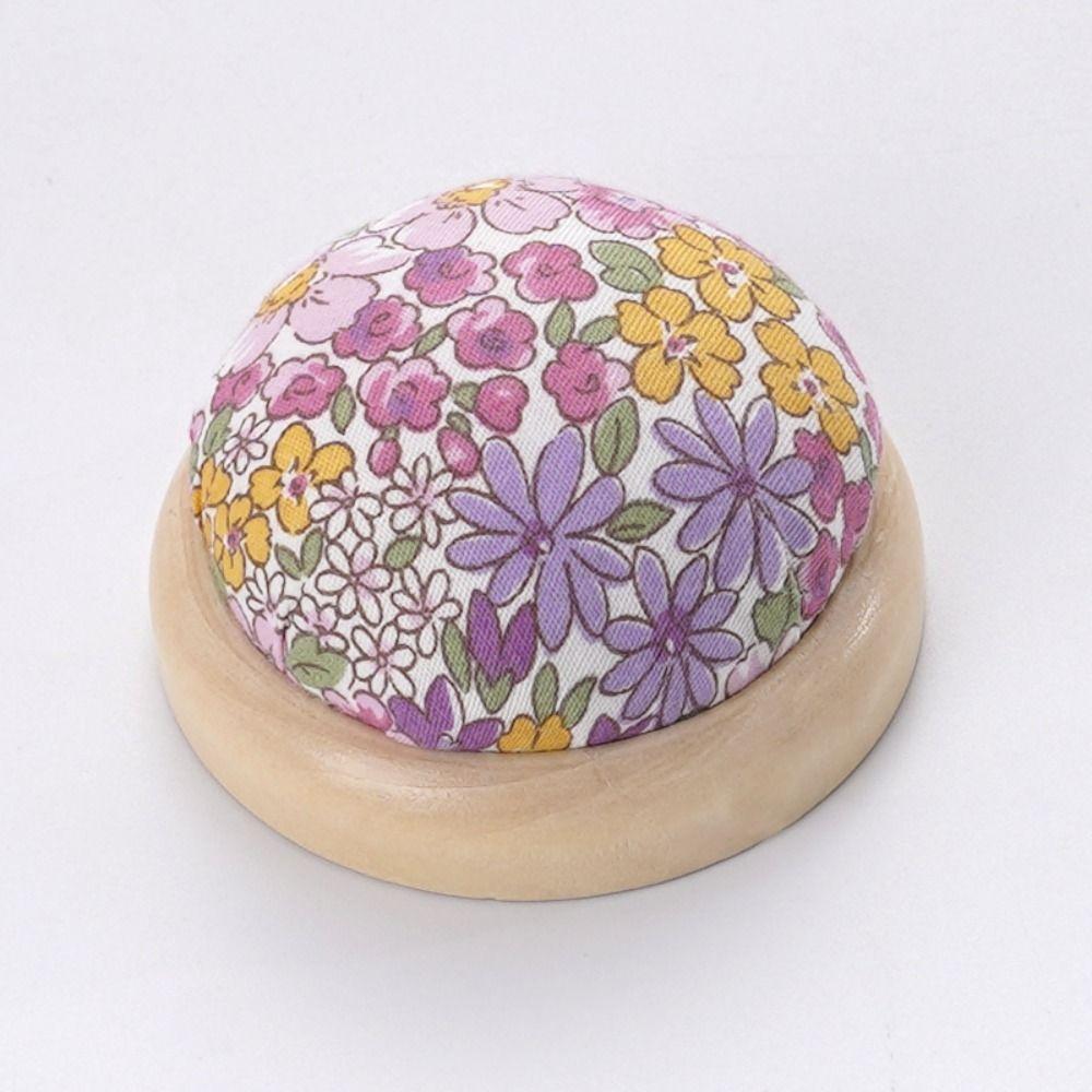 Wood Bottom Base Needle Binding Bag DIY Sewing Tool Accessories Durable Needle Insertion Device