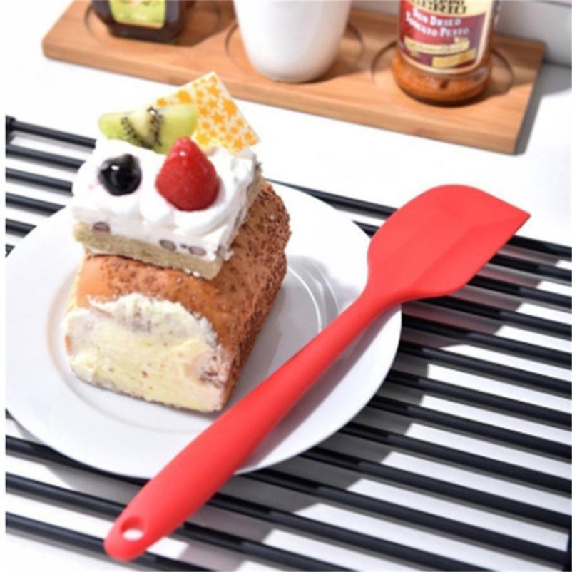 1Pc Cream Butter Spatula Mixing Scraper Brush Silicone Baking Tool