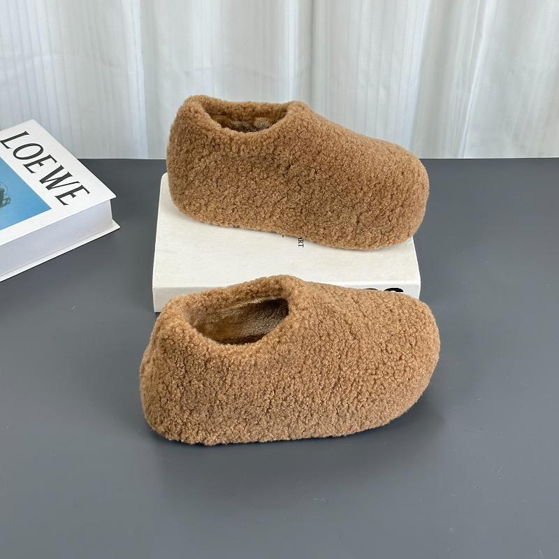 Inner height all-inclusive wool shoes women's winter new trend bear claw cotton shoes with fleece thickened warm snow boots