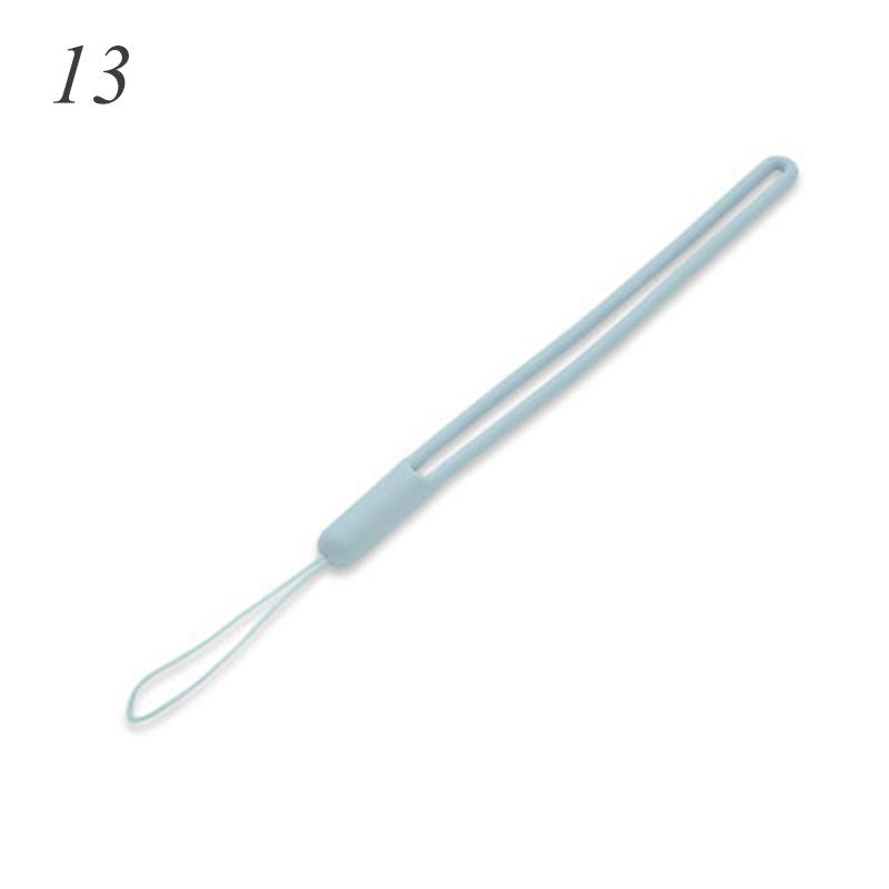 1vnt Mobiliojo telefono raištelis Telefono riešo dirželiai raktų pakabukas Silikoninis tempiamas fotoaparato dirželis vienspalvis