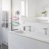Stainless Steel Soap Dish Heavy Duty No-Drilling Sponge Holder Vacuum Suction Cup Self Draining Bathroom Soap Dish Sink Area