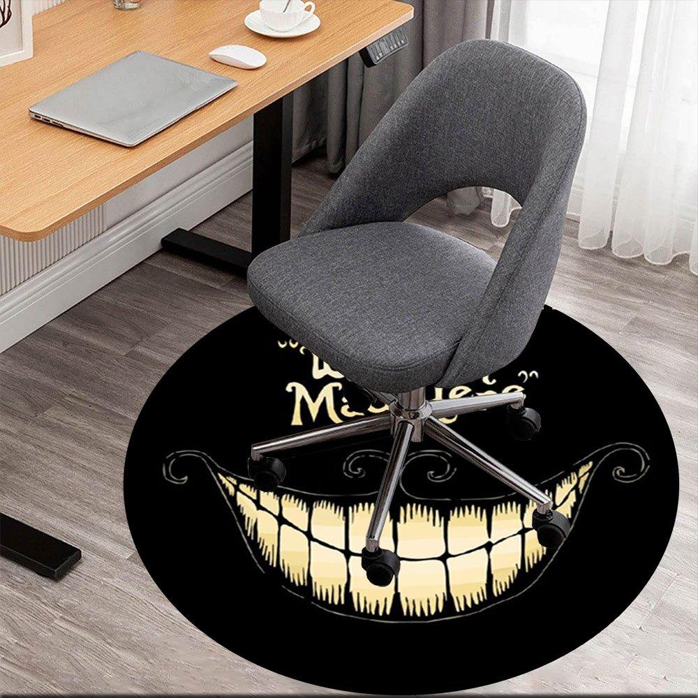 

We re All Mad Here Cheshire Cat Sticker Decal Laptop Car Window Bumper Vinyl - 5 WideRound Non-Slip chair mat chair carpet for office Rugs for Office 80cm by 80cm