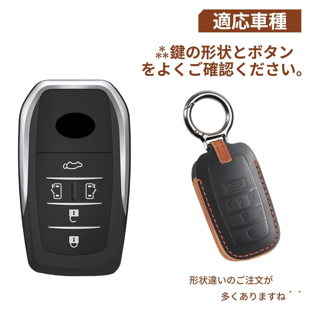 Nouveau Porte-Clés Série Voxy 90 Cuir Véritable Compatible Toyota