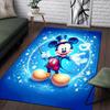1pc Mickey Pattern Area Rug Soft Flannel Floor Mat for Living Room,Office,Bedroom and Carpet