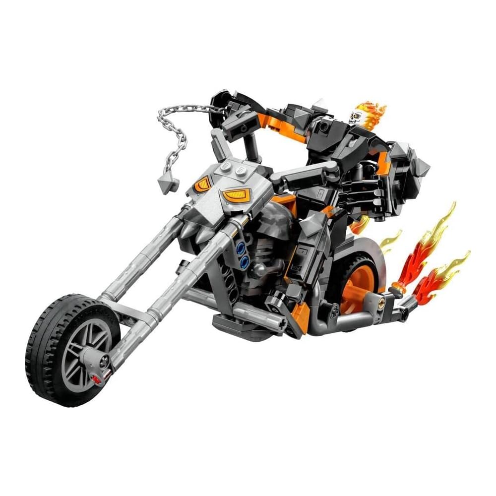 LEGO Super Heroes Marvel Ghost Rider Mech Suit & Bike Building Set 76245 Toy for Boys Age 7 and Up