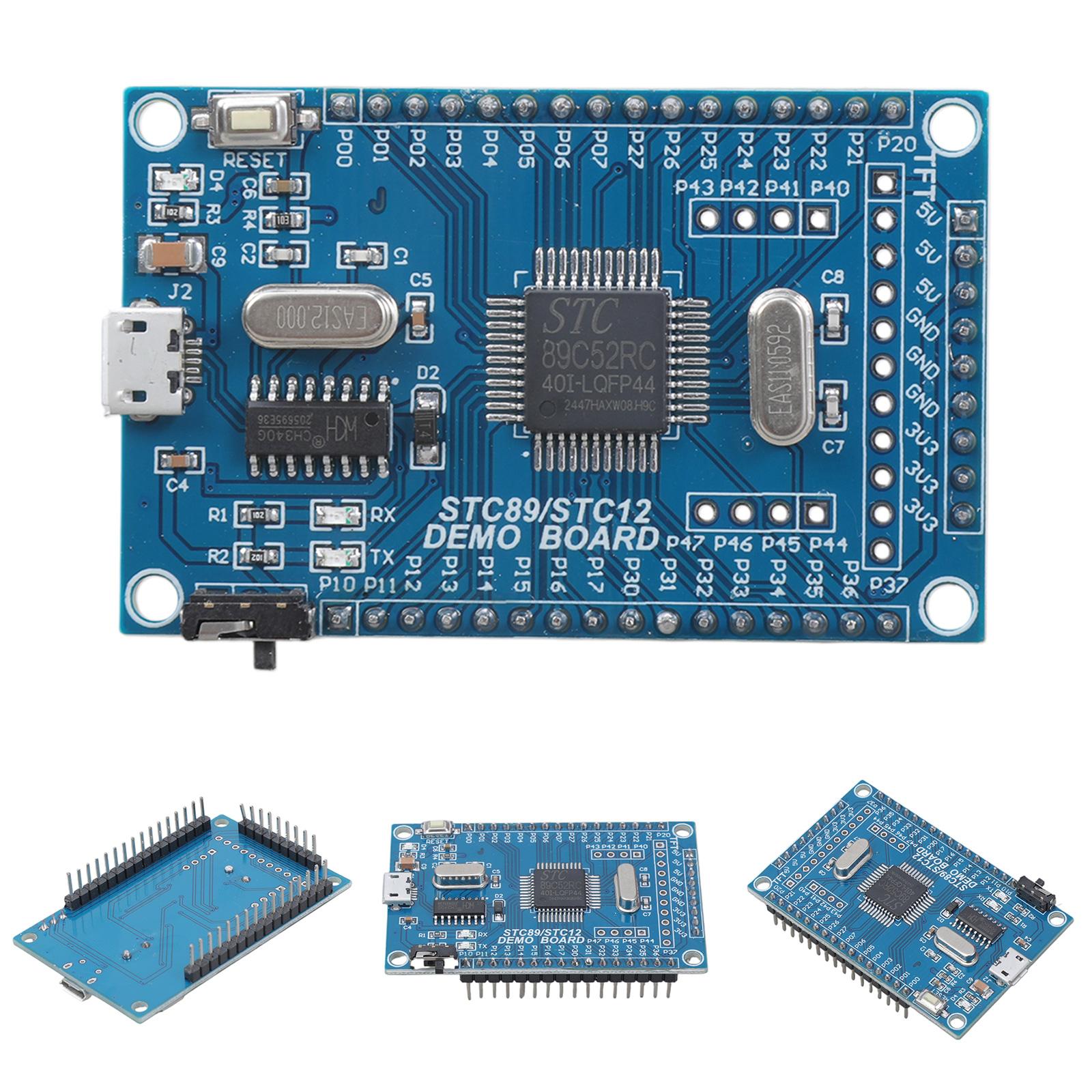 

High Performance Microcontroller STC89C52 STC51 Core Development Board for Applications and Easy Experimentation