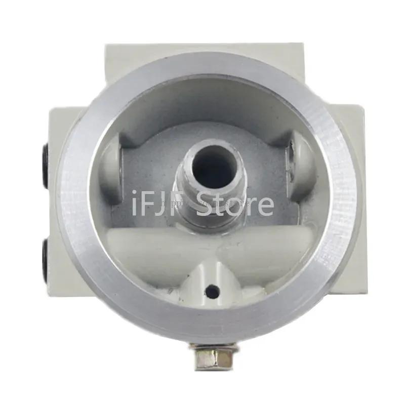 R12T Fuel Filter Base NPT ZG1/4-19 with 2 Fittings & 2 Plugs for 120AT S3240; For W712/75 OP 570 Oil Filter, 5M2101-5M2107