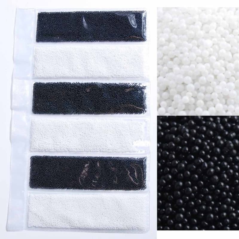 Various Colors Elf Beads Nail Accessories Nail Micro Beads Nail Decor 6-Piece Pack Women