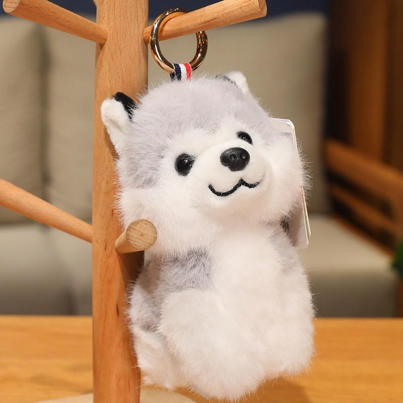 Penguin Panda Dog Pendant Animal Plush Doll Keychain Toy Backpack Decoration