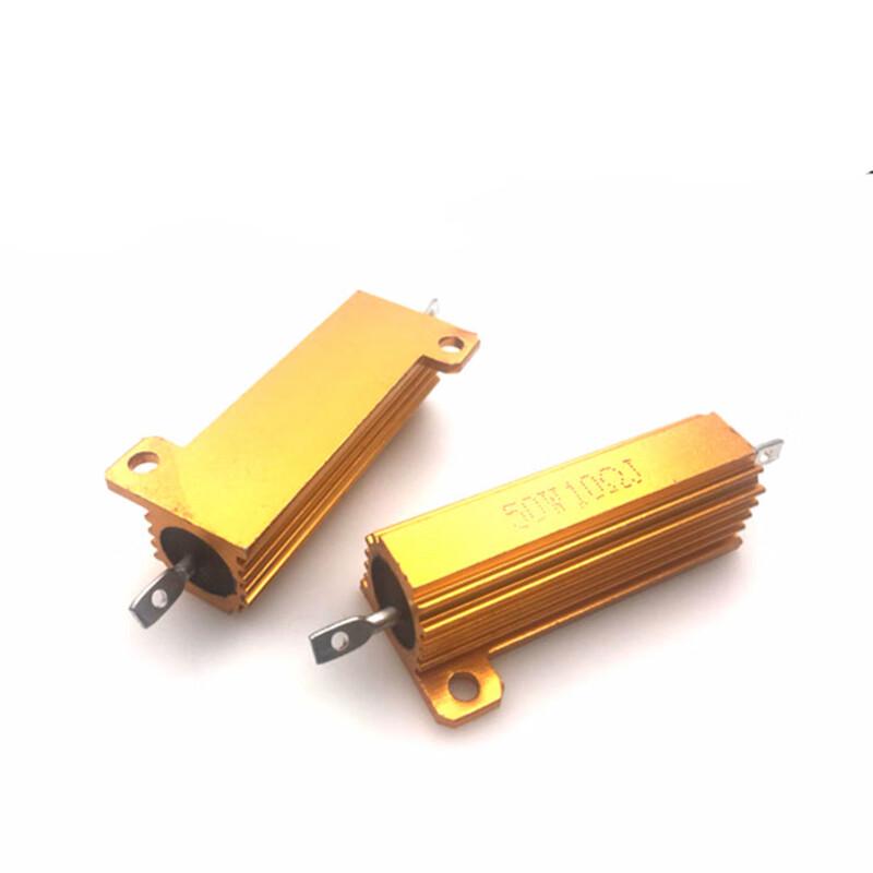 RX24 50W Gold Aluminum Shell Power Resistor