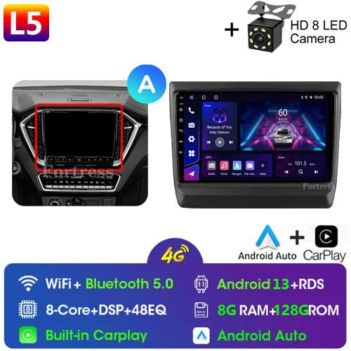 Car Radio Android 13 For lsuzu D-MAX 3 RG 2019 - 2025 GPS Navigation Auto Screen Stereo Multimedia Player No 2din BT DVD 5G Wifi