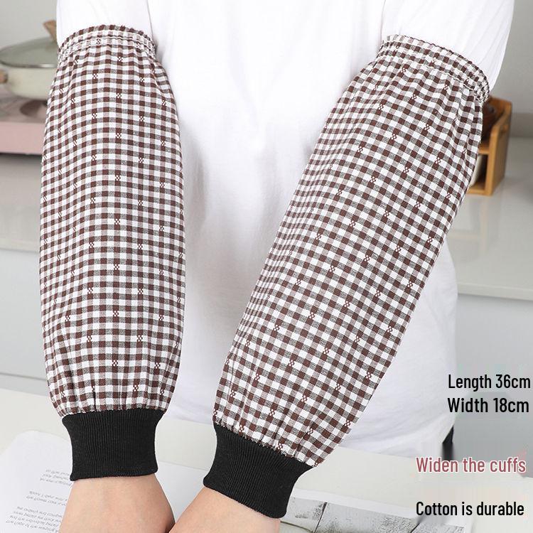 Öl- und Fleckenbeständige Polyester-Baumwoll-Armschoner für Damen & Herren - Schützende Arbeits- und Reinigungsärmel für Herbst und Winter
