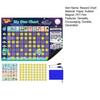 1 Set Reward Chart Good Behavior Reward Sticker Chart Kit Children Development Reward System for Kids