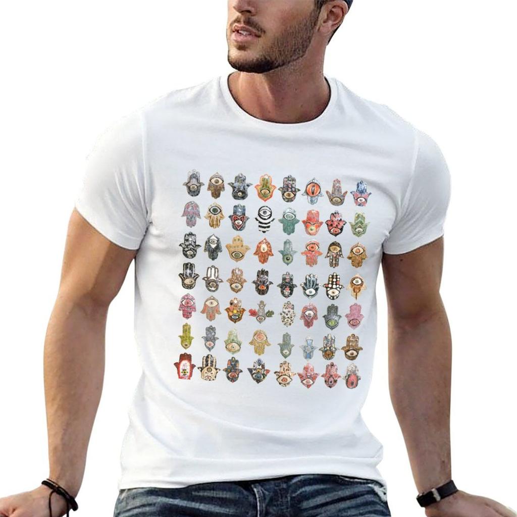 Field of Hamsas T-Shirt Gym Wear Short Sleeve Tee