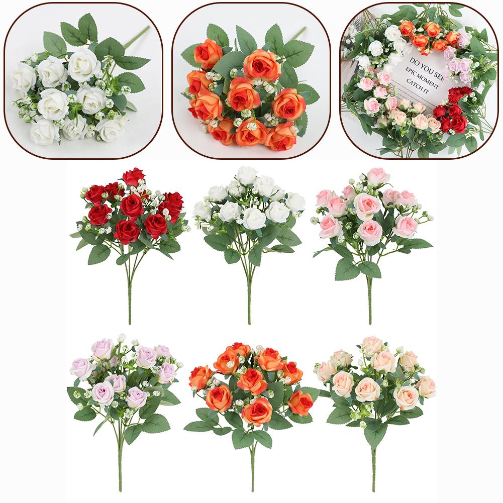 Artificial Flowers Home Decor Silk Roses Wedding Artificial Flowers