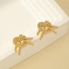Twisted Knot Earrings Inspired by 'The Knockout' – Chic Retro Design for Women