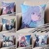 Casual BBlue Archive The Animation Shirokos Cushion Cover Linen Pillow Case Soft Breathable Protective Couch Room Decoration