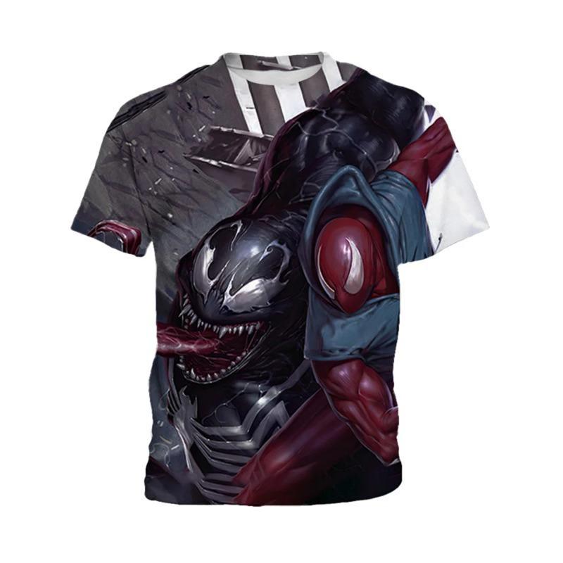 Gothic Style Horror Skull Art 3D Printed T-Shirt Fashion Short Sleeve Oversized T-Shirt Loose Men Clothing Summer Men O-Neck Tee