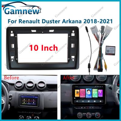 10 Inch Car Frame Fascia Adapter Android Audio Dash Mount Kit For Renault Dacia Duster Arkana 2019-2021