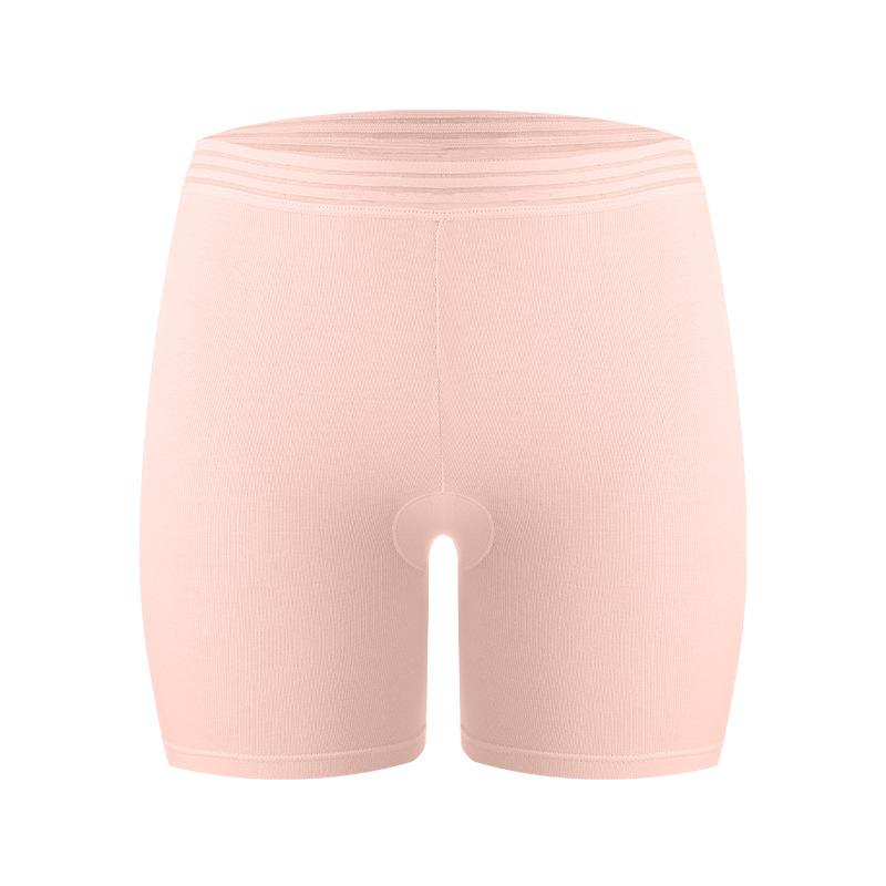 

European and American large-size pure cotton Class A safety pants, women s two-in-one, with inner gear, no curling edges, and anti-light boxer XL