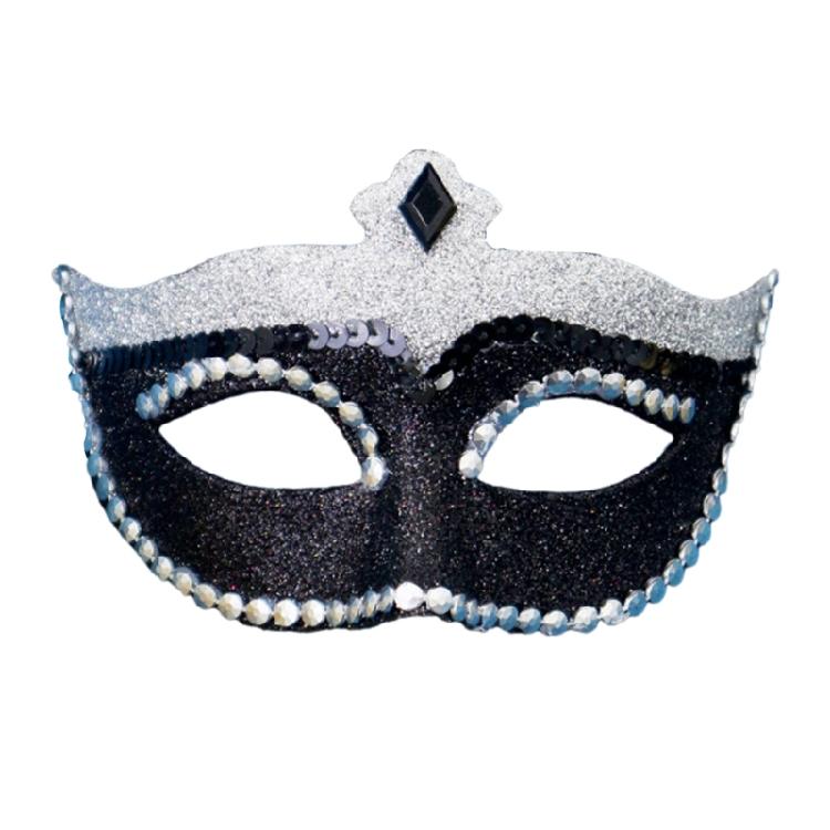Premium Plastic Masquerades Mask With Color Burst Powder Release Mechanism For Costume Parties