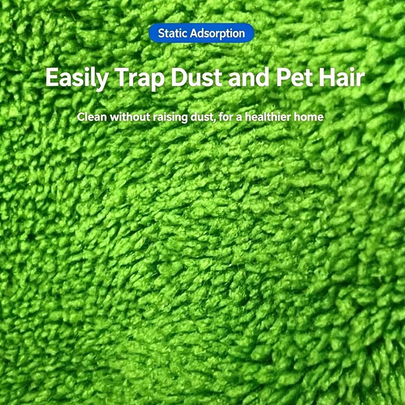 Microfiber Mop Replacement Pads With Washable Reusable Design And Strong Water Absorption For Home Kitchen Office Floor Cleaning