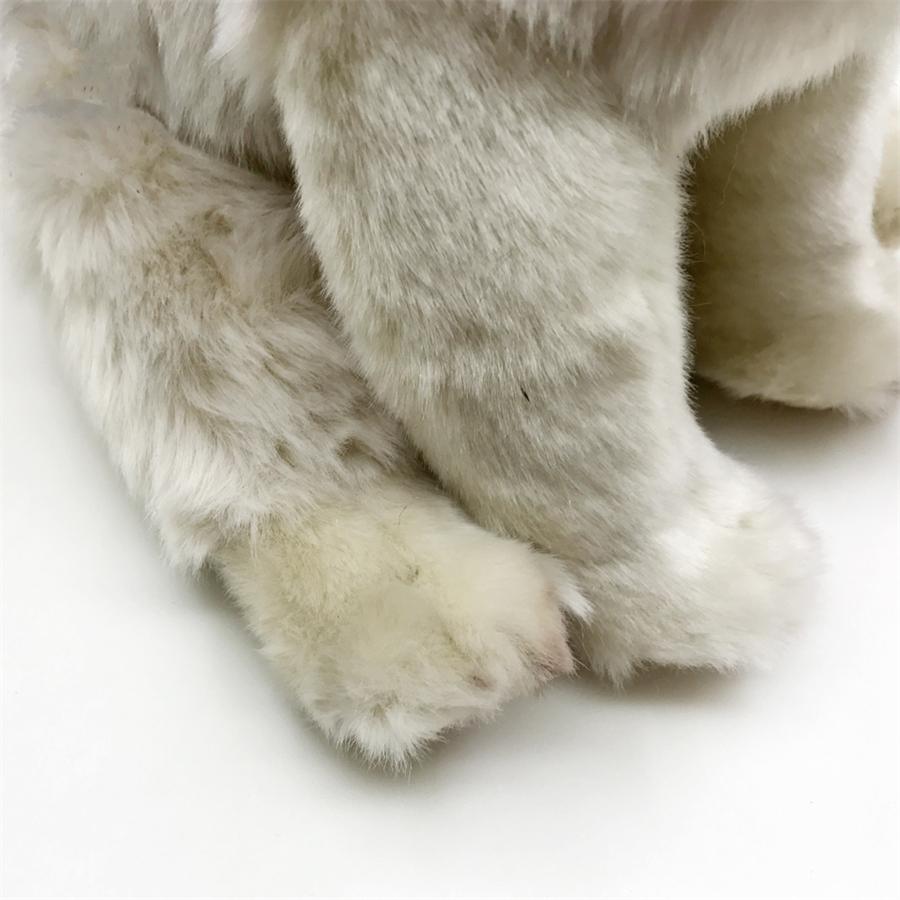 Kojote High Fidelity Anime Niedlicher Grauer Wolf Plüschtier Hund Plüschtiere Lebensechte Tiere Simulation Stofftier Kawaii Spielzeug Geschenke Kinder
