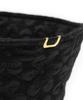 Eondeokeonteulolseutyudio Winter Padded Bucket Hat Stand Bucket / Bonded Flower / Black
