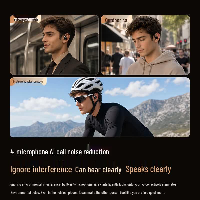 GFFOCUS 2026 Bone Conduction Open-Ear Sport Headphones