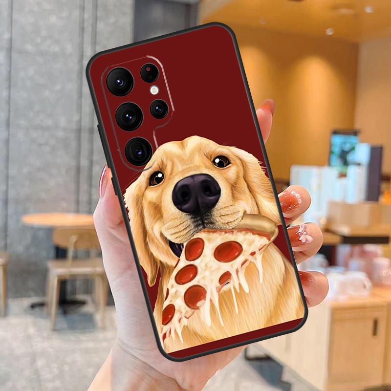 Golden Retriever Dog Phone Case For Samsung Galaxy S25 S24 S23 S21 S20 S22 Ultra S9 S10 Plus S25 FE Back Cover