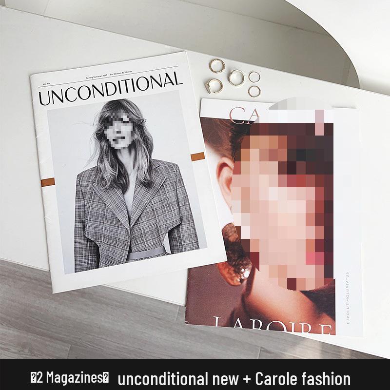 İngiliz Tarzı Defter: Moda Dergisi Kapak ve Sahne Düzeni Aksesuarı