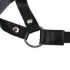 Huwairen Black Nylon Archery Chest Guard with Elastic Buckle