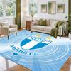 Malmö FF Design Kristall-Samt-Teppich Weich Dekorative Matte für Schlafzimmer Eingang