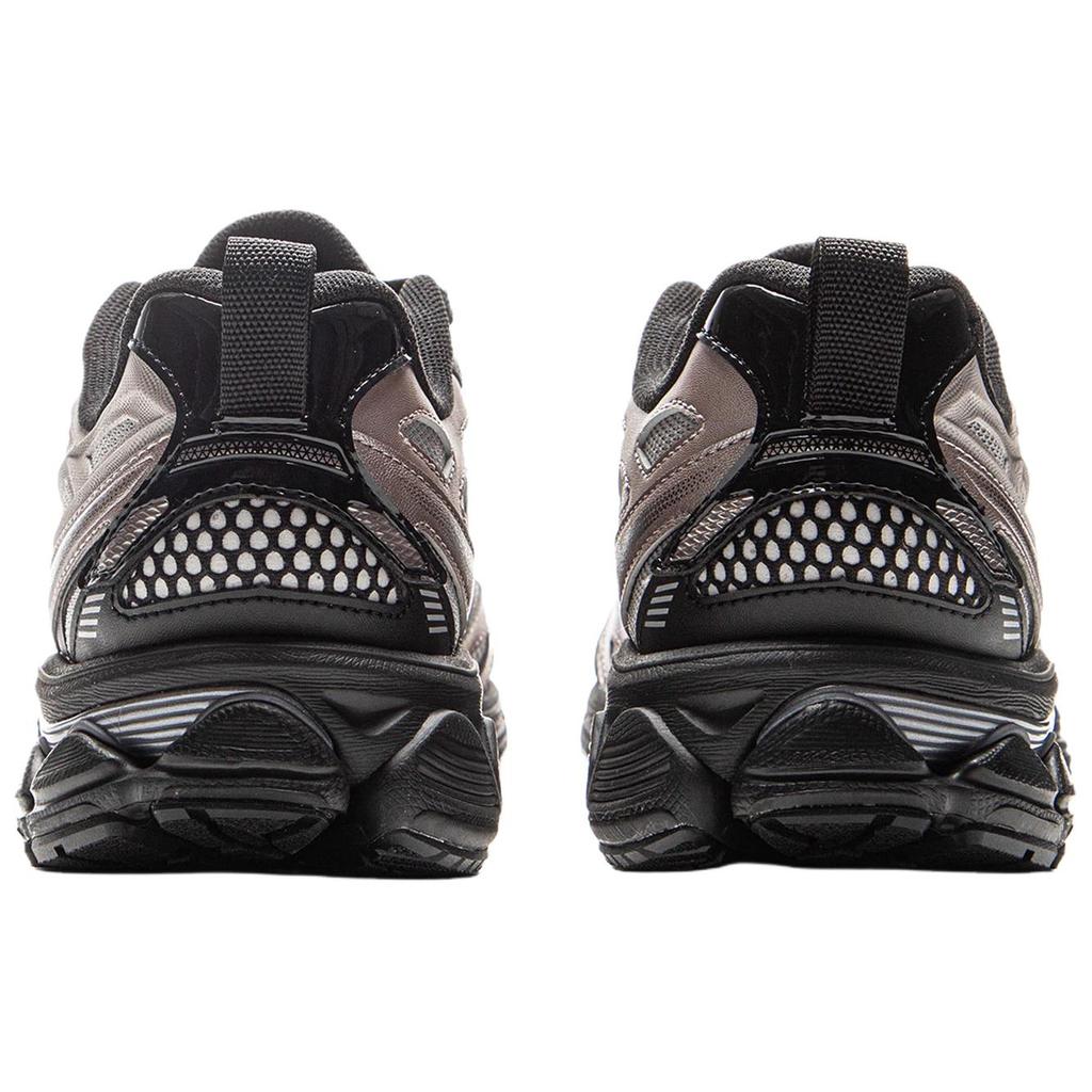 Li-Ning Fuyou 2.0 V2 Tecido Retrô Couro Sintético Amortecimento Suporte Respirável Retorno Tênis de Corrida Cano Baixo Masculino Tênis Cinza Prata ARXV001-2