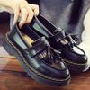 Tassel women's leather low-top Martin shoes women's fashion student round head casual shoes