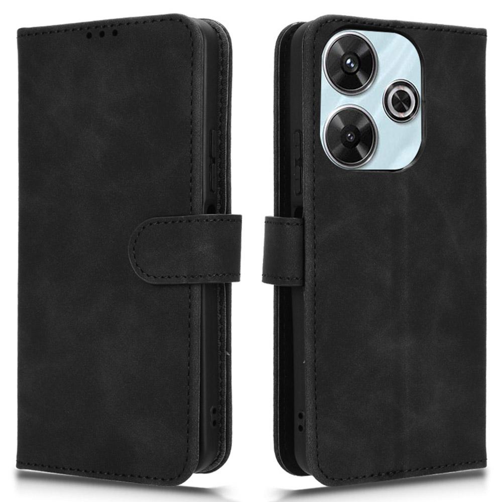 For Xiaomi Redmi 13 5G/13 4G/Note 13R 5G Case Scratch-Proof PU Leather Flip Phone Cover