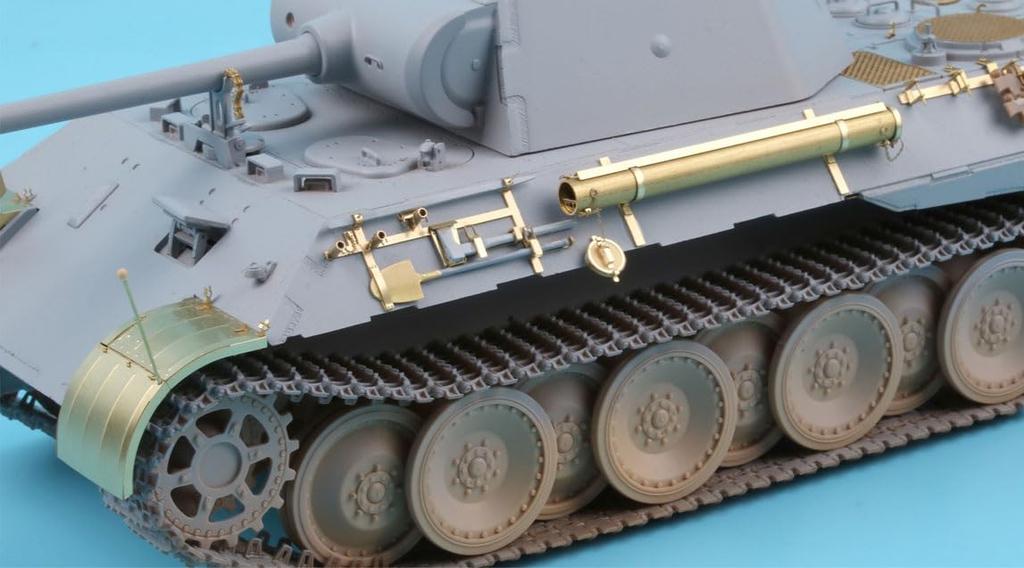 Tetra Model ME Series German Panther Tank Plastic Model Parts ME3555 1/35 A-Type (HB)