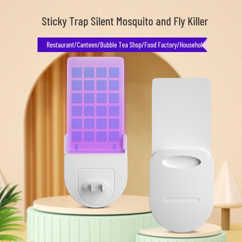 UV Light Mosquito and Fly Trap Lamp with Sticky Trap Technology