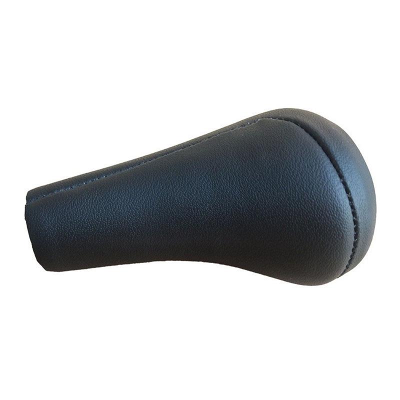 BMW Leather Gear Shift Knob with Logo - Wear-Resistant