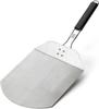 Pizza Peel Pizza Grill Set Stainless Steel Metal Wide Spatula Paddle With Folding Handle Outdoor Pizza Oven Accessories Bbq