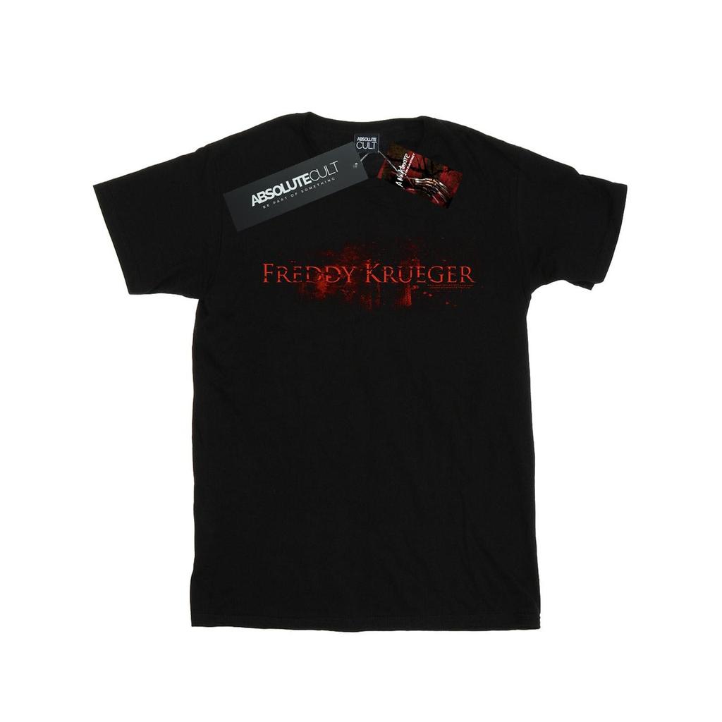 A Nightmare On Elm Street Womens/Ladies Freddy Nametag Cotton Boyfriend T-Shirt