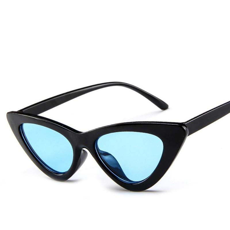 Stylishy Cat-Eye Sunglasses Women Classic Personalized Sunshade Classic Style Stylish Black Red Small Frame Triangle Female Gafas De Sol