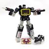 Black Soundwave Transformation Tape G1 Mini Pocket Action Figure Robot Toy Kids Gift