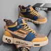 High-top men's shoes winter 2024 new niche trendy sports board shoes youth Korean version versatile medium-top casual shoes