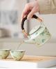 Large Capacity Yellow Ru Kiln Xuien Flower Tea Pot Household Kung Fu Tea Set Open Slice Ceramic Pot Single Pot