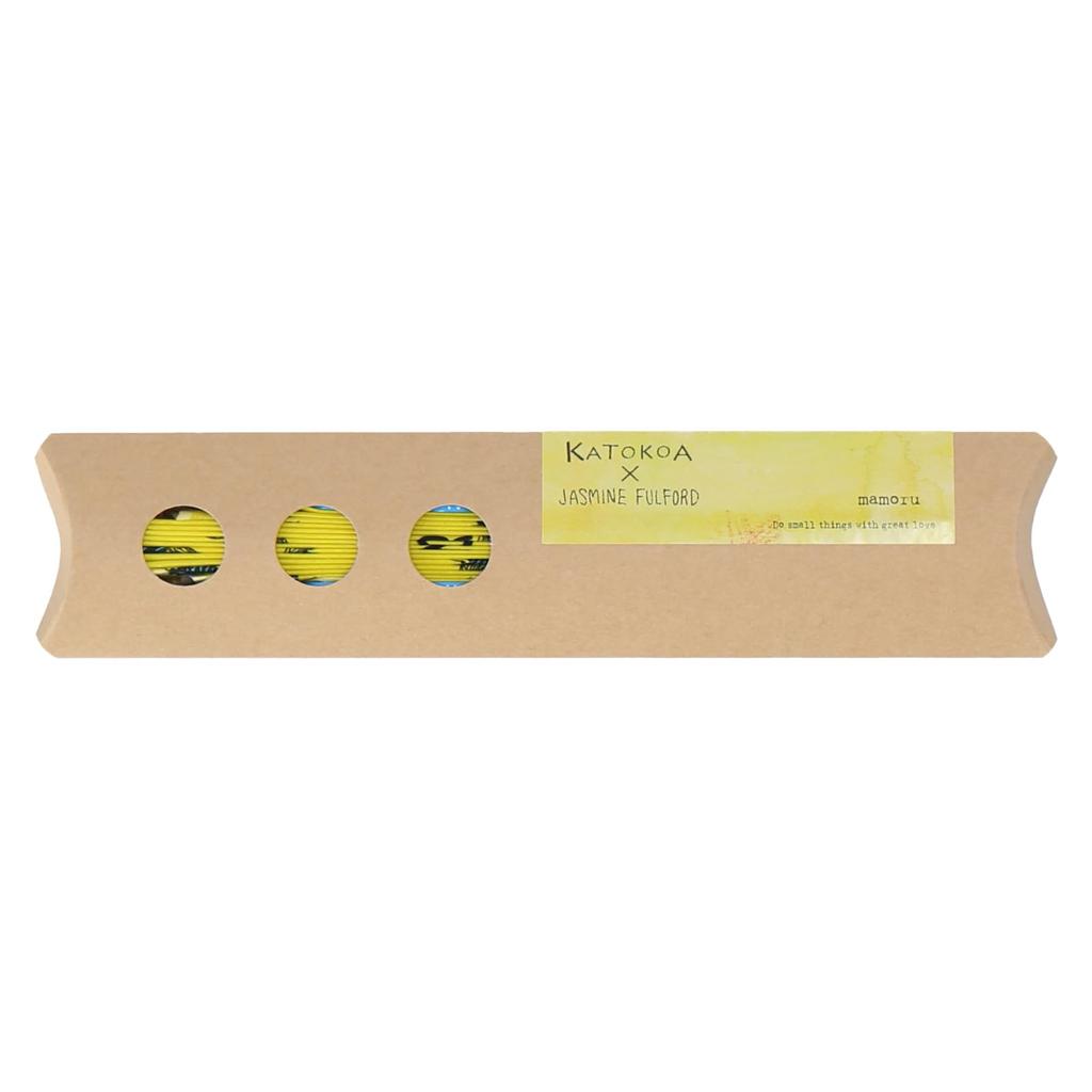 Fan Mamoru Fan 11003806 Endangered Animal Pattern 11003806A Rurimon Hanabachi Approximately Width 29cm x Height 22cm x Thickness 2cm [Katokoa] Women's
