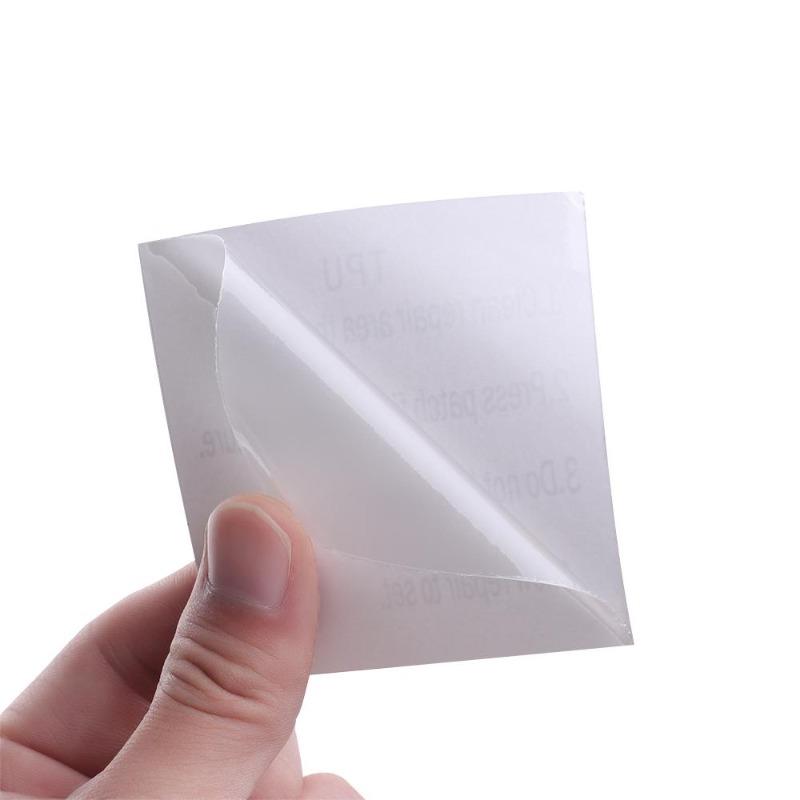 1 roll of waterproof transparent fabric patch, self-adhesive nylon sticker, outdoor tent jacket repair tape patch, sports accessories