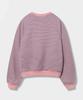 Yujen Essential Raglan Stripe Sweatshirt_Pink & Blue
