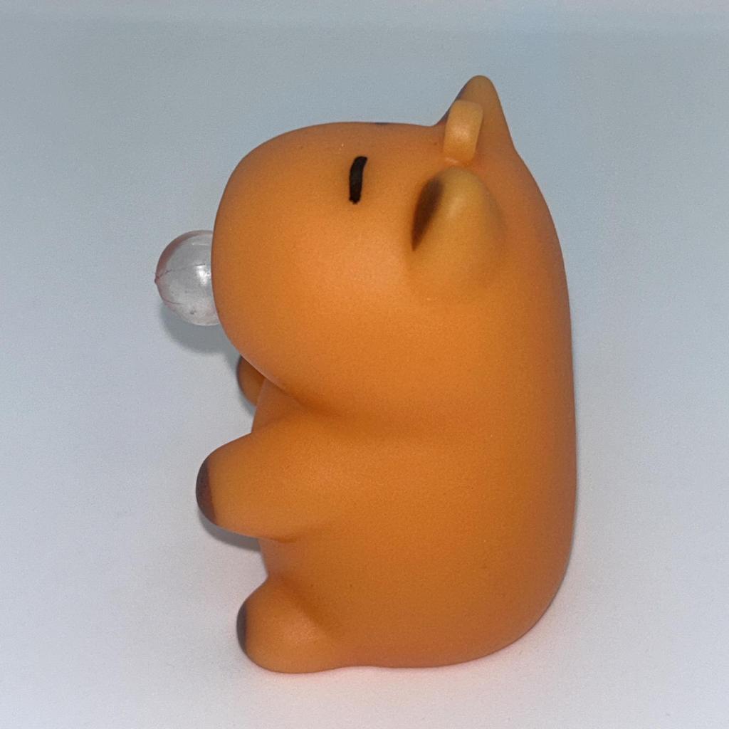 Capybara Bubble-Blowing Squeeze Toy - Stress Relief & Creative Pendant for Kids