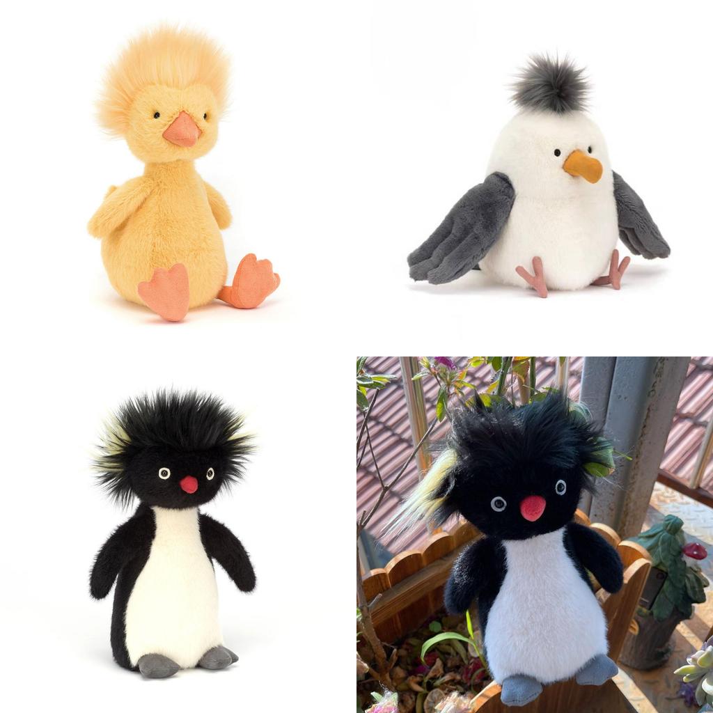 Amuse Plüschfigur Pinguin mit Haaren und PP-Baumwollfüllung für das Kinderzimmer
